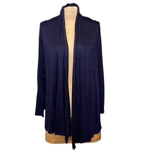 Haute Apparel Deep Purple/Indigo Long Cardigan | Flowy and Lightweight | NWOT